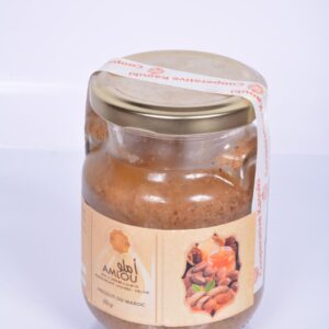 Amlou (Amandes + Huile D’argan + Miel D’oranger) 250 Gr