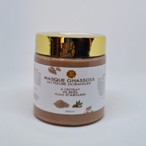 Masque Ghassoul Fleur d’Oranger 200 Gr